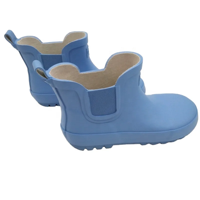 Designer Rain Boots Custom Logo Rubber Rain Boots Safety Skid Non-slip Kids Rainboots