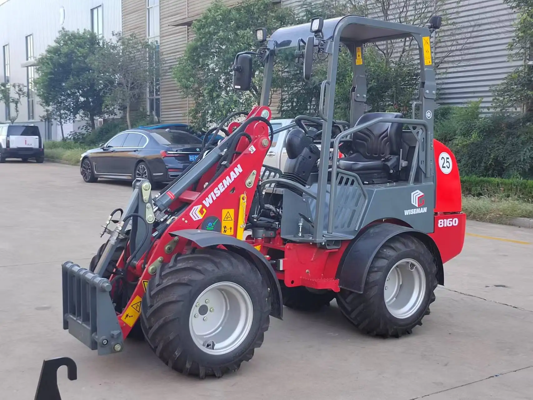 WISEMAN High Quality W1160 engine machinery 800kg compact articulated bucket small front end mini wheel loader