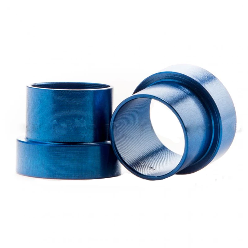 Auto processing and CNC machining short delivery clear anodized aluminium bushing