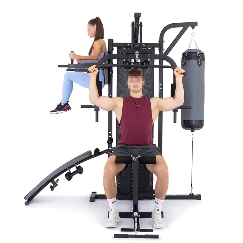 Home Gym Equipment Home Fitness Equipment Exercise Multi Station Home Gym 3 Station Fitness Machine Equipment