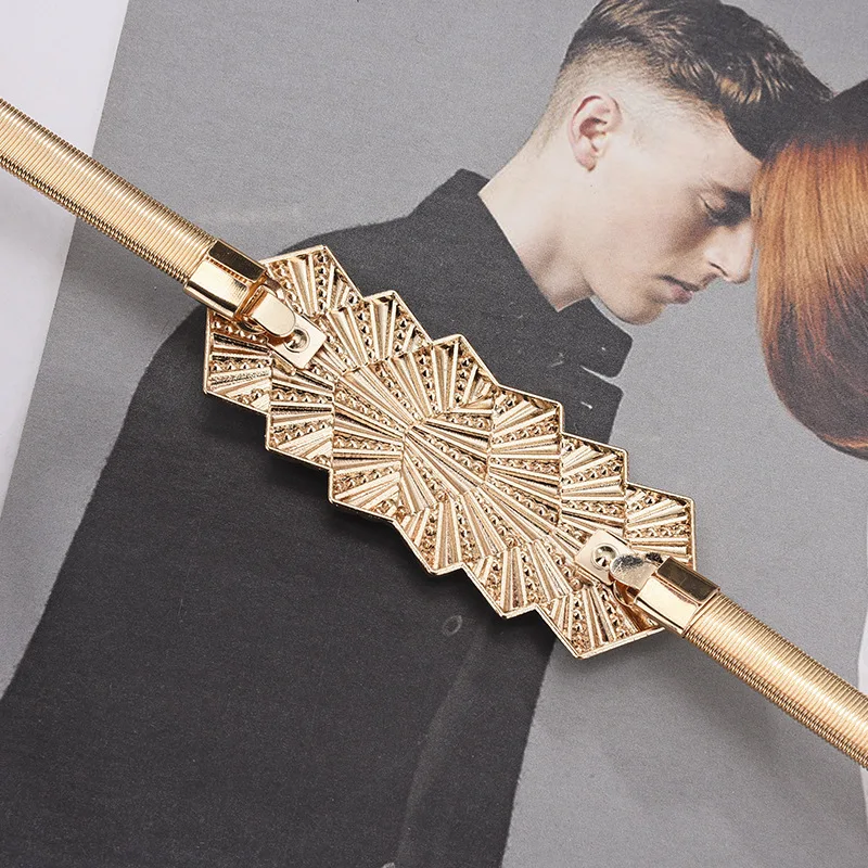 Ladies Dress Waist Chain Belt luxury Metal Belt metal Women Belt For Dress