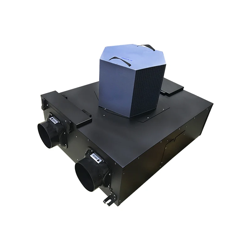 300CMH airflow heat energy recovery Erv Residential Air Recuperator Ventilation System With PM2.5 Filter