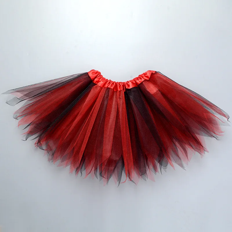 Best Selling Rainbow Color Girl Tulle Skirt Custom Logo Summer A-Line Dance Girls Skirts