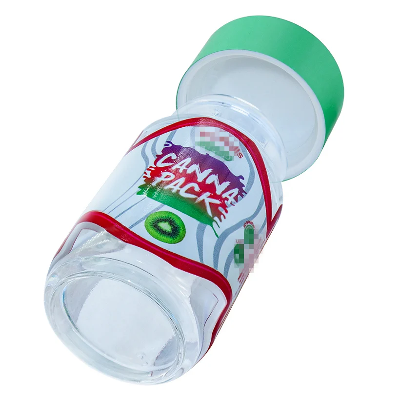 custom label design baby infused  glass jar 5 pack pre packaging baby proof  glass bottle  packaging container