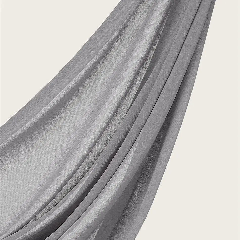 custom all the size malaysian muslim cheap  plain heavy premium korean chiffon voile white shawl hijab tudung scarf for women