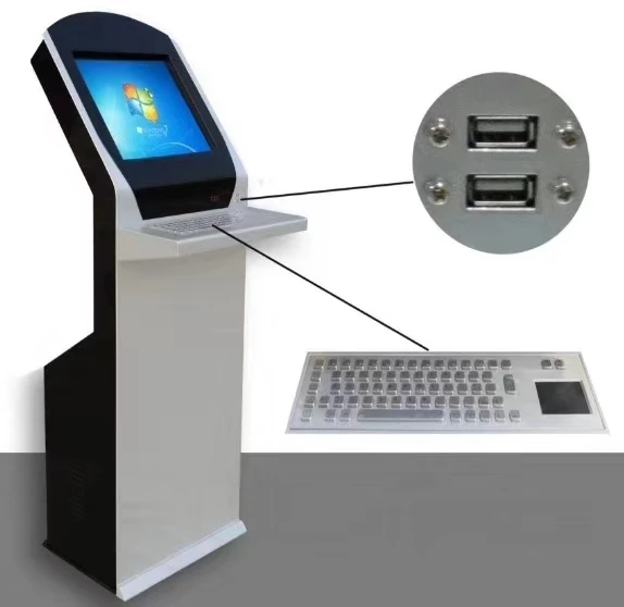 New style queue system machine bank queue kiosk with ticket printer