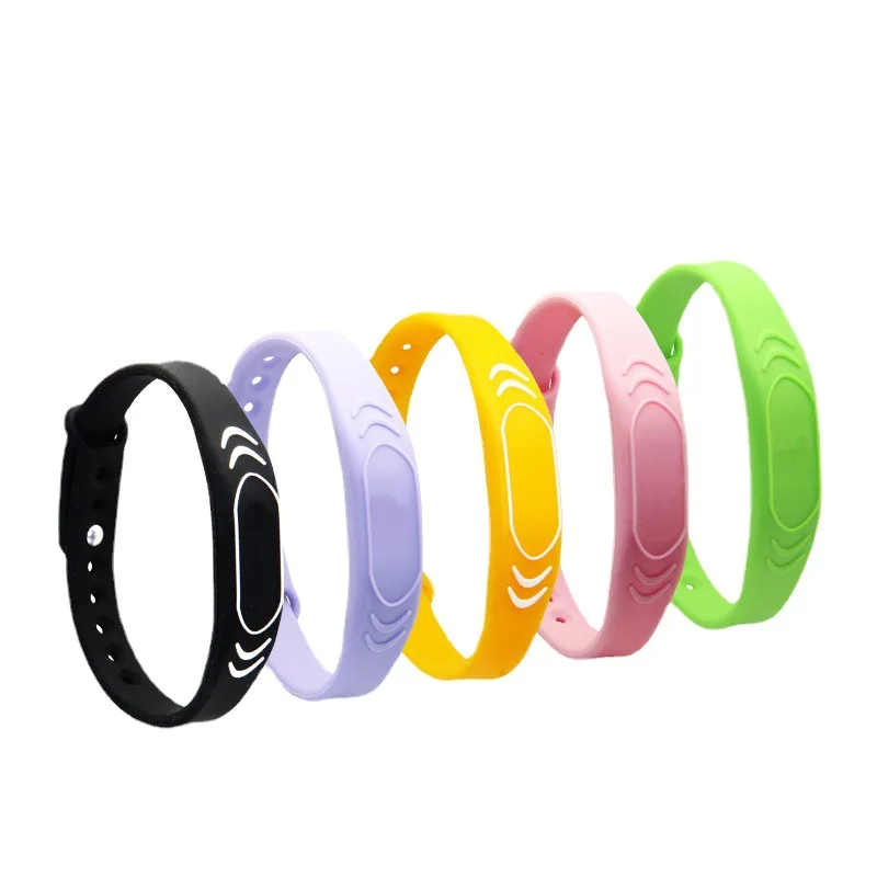 RFID NFC Silicone Wristband Patient Medical HF LF  UHF Bracelet