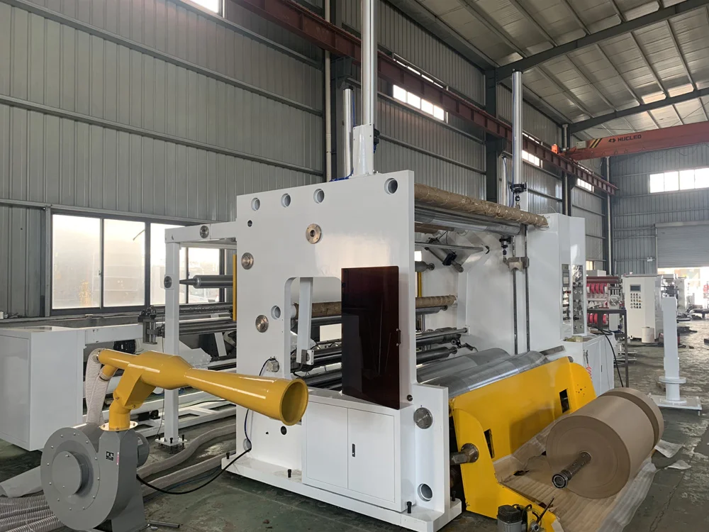 Automatic Jumbo Kraft Paper Roll Cutting Slitting Rewinding Machine