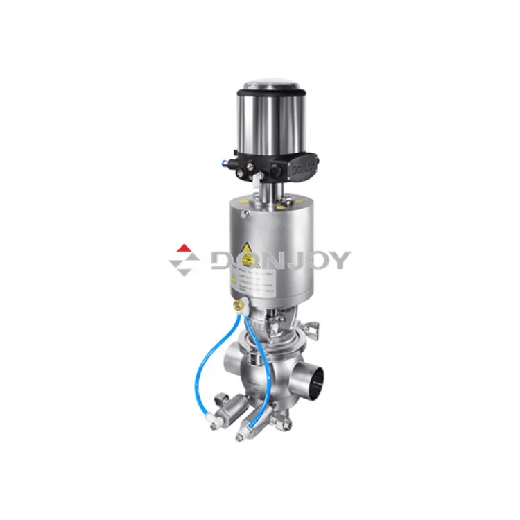 DONJOY CE 3A stainless steel  sanitary aseptic CIP double seat mixproof valves E-C series