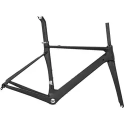 Carbon fiber 700C disc brake road bicycle frame carbon fiber frame T800 front fork tube