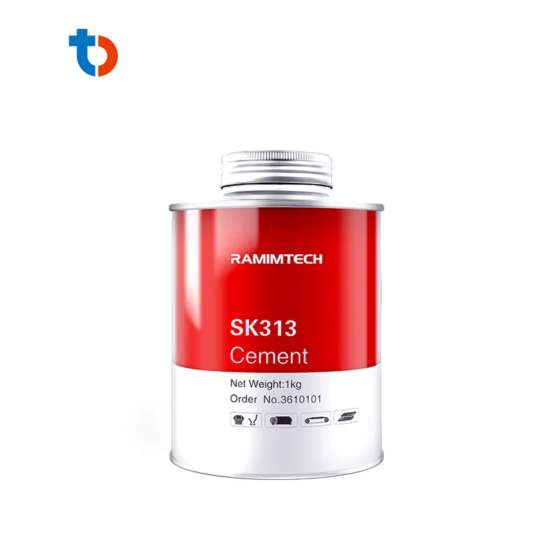 Mining conveyor belt through hole rapid repair cold vulcanizing solution cold bonding rubber bonding cement