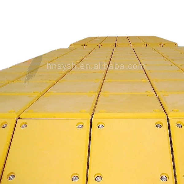 Shipboard fender pier apron fender pad marine boat fender