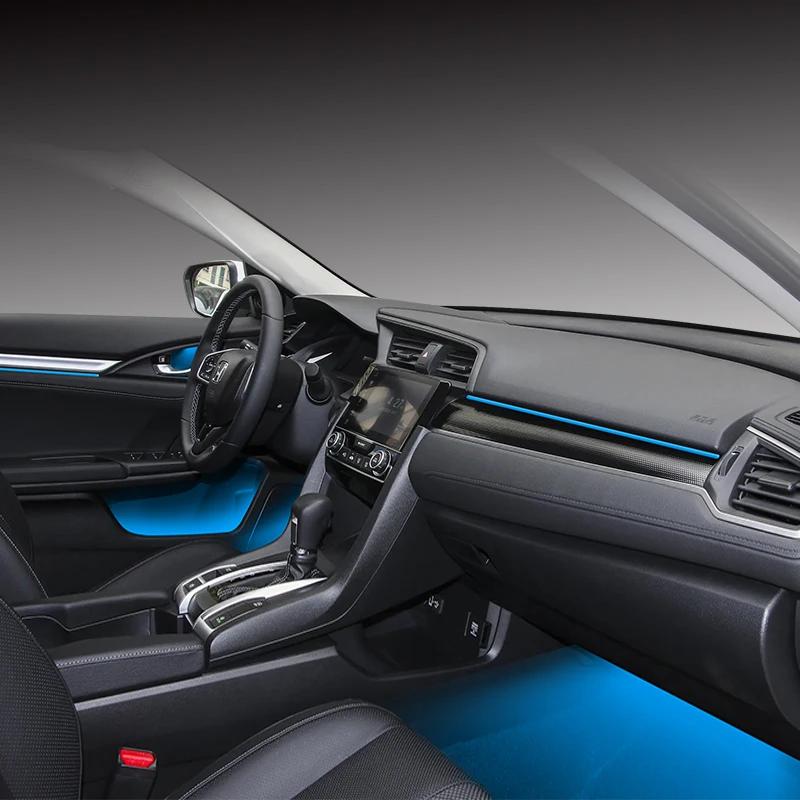 High Quality Car Accessories Interior Decorative APP Control Car LED Lamp 12V Car Ambient Light For JETTA