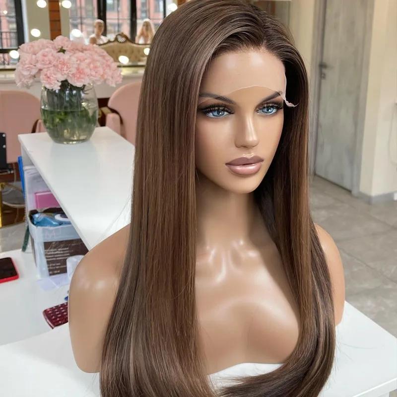 100% европейские натуральные волосы еврейский парик светлый цвет шелковая основа Кошерные еврейские парики для женщин