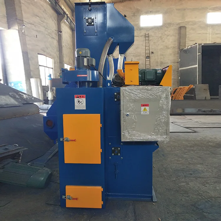 Rubber Tracked Type Tumble Drum Shot Blasting Machine/Tumble blast Belt Type Blast Machine