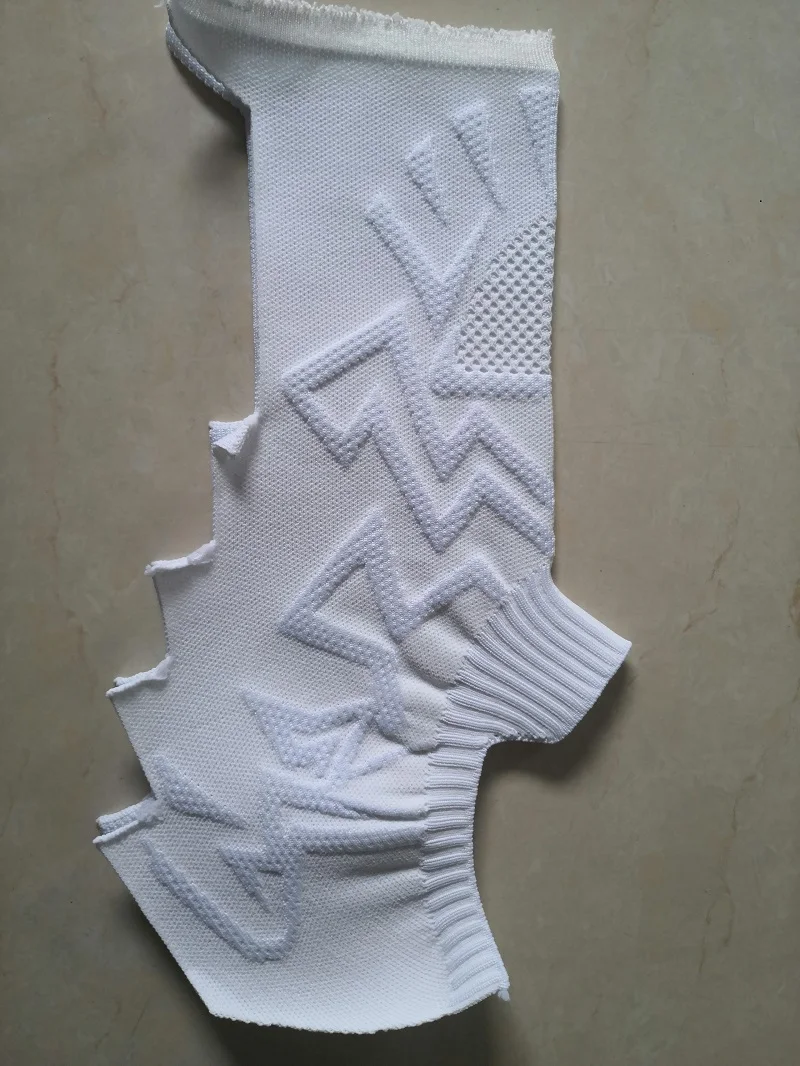 ODM/OEM Upper Knitting Sneaker Fly 3D Woven Shoes Custom Elastic Knit Fabric Sport Socks Shoe Uppers