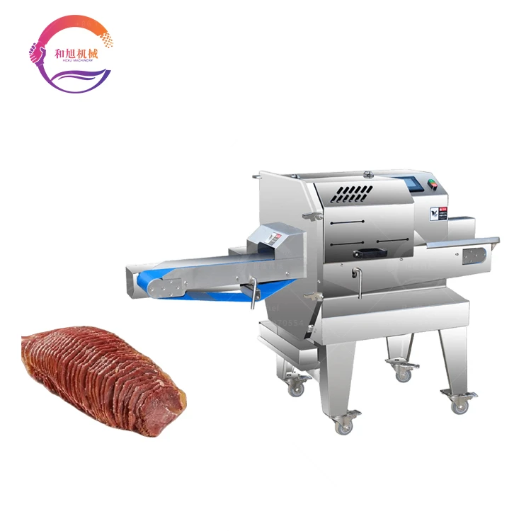 Restaurant Favorite Cooked Meat Slicer 1-18mm Adjustable Smoked Beef Cutter Spiced Beef Slicing Machine