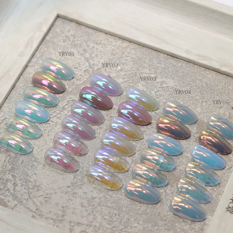 BIN new product high crystal liquid moonshine powder magic mirror powder YRV series with Six colors available