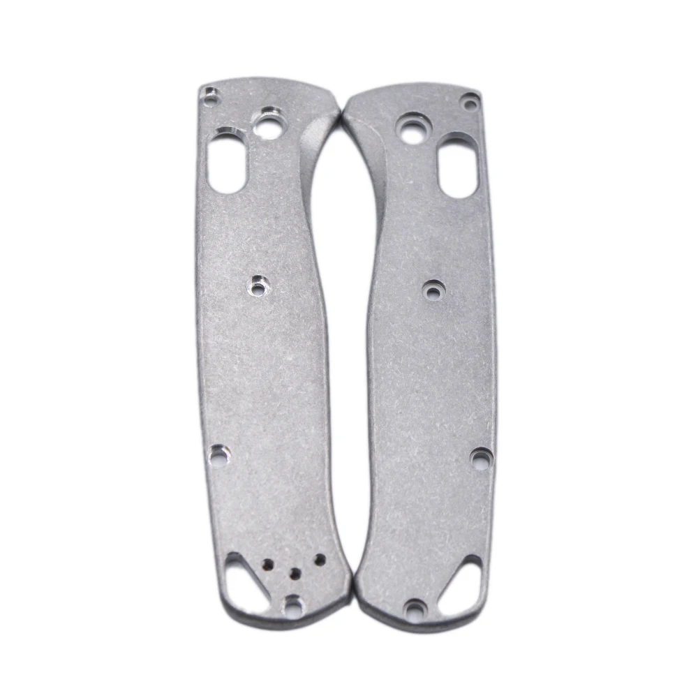 Titanium Classic Scales  EDC Titanium Handle Knife Scales for Benchmade Bugout Series 533 535  knife DIY Folding Knife