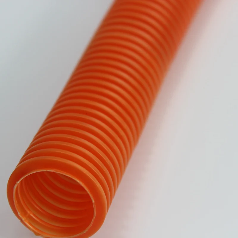 Black Yellow Plastic PE PVC HDPE Corrugated Pipe