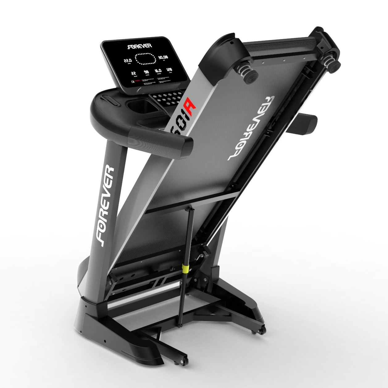 Commercial treadmill with AC motor