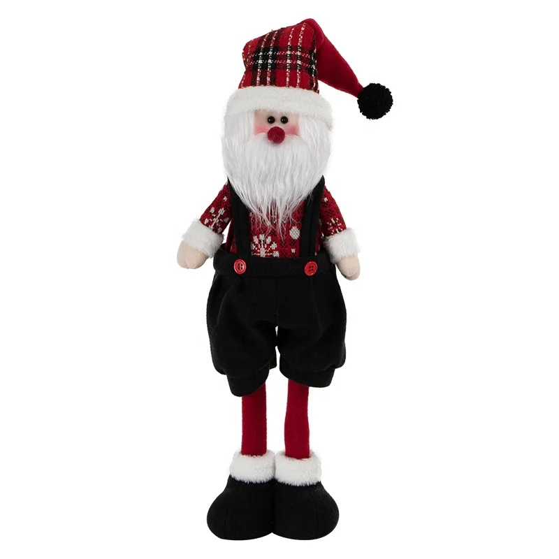 
Holiday Christmas Xmas Snow Winter Indoor Plush Decoration Swing Dancing 20 inch Santa and Snowman Gift 