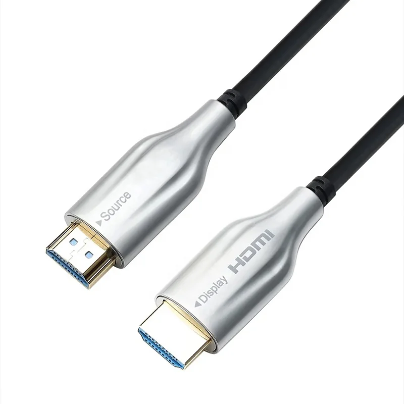 Fiber Optic TV AOC Cable High Speed HDMI Type A-A Cable HDMI 2.0 HDR 4K Active Fiber Optical Cable