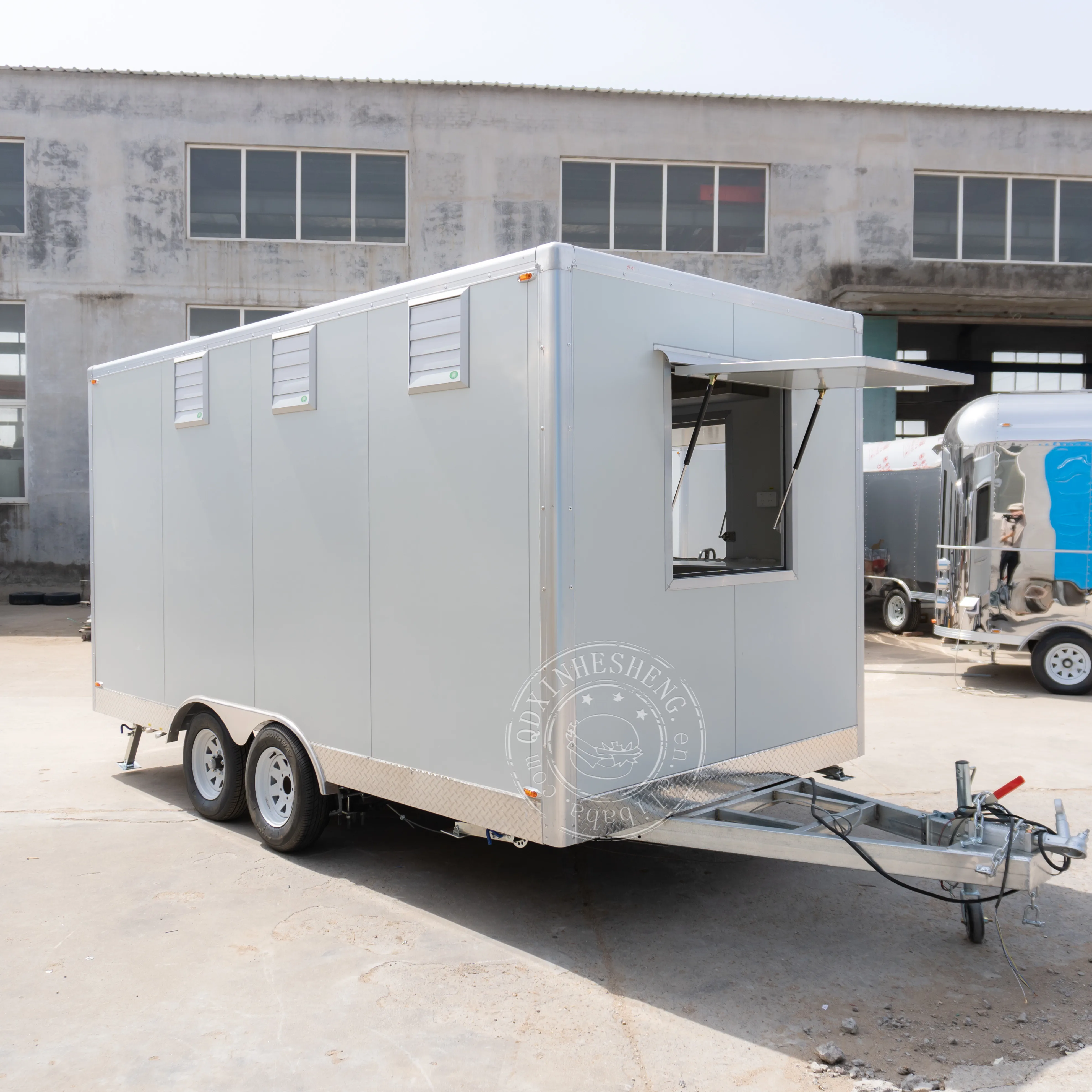 Food Van / Mobile Food Trailer / Food Truck Party Bus New Designed Multifunctional Street Outdoor Customized