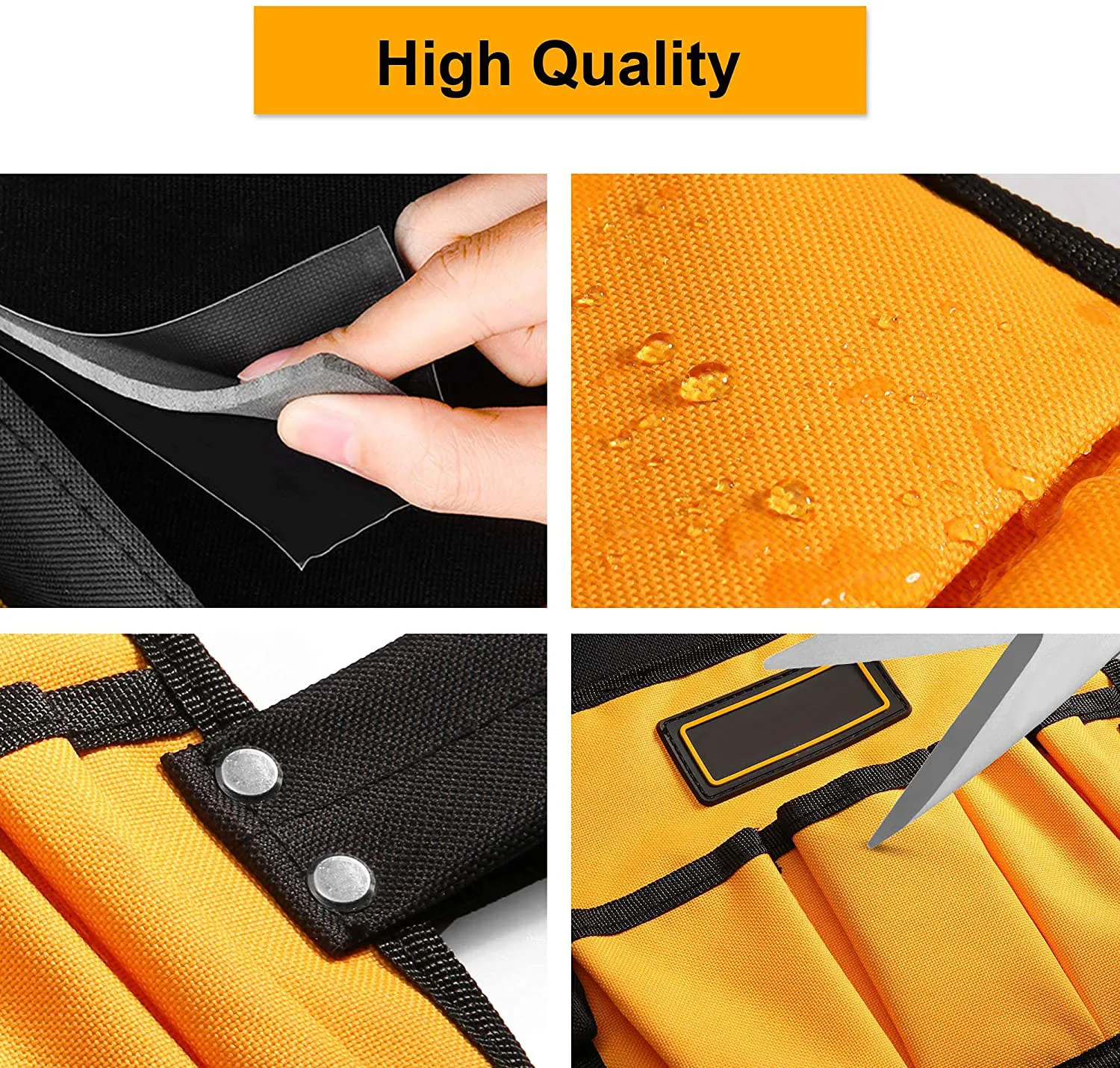 BSCI factory custom logo Heavy Duty adjustable waist Electricians Carpenters Plumbers Construction Tool Belt