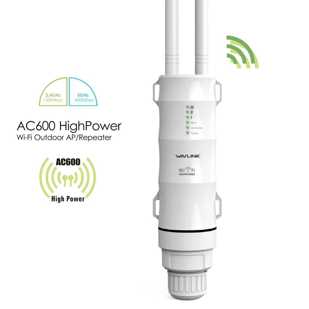  Усилитель сигнала Wi-Fi Wavlink AC600 2 4/5 ГГц 600