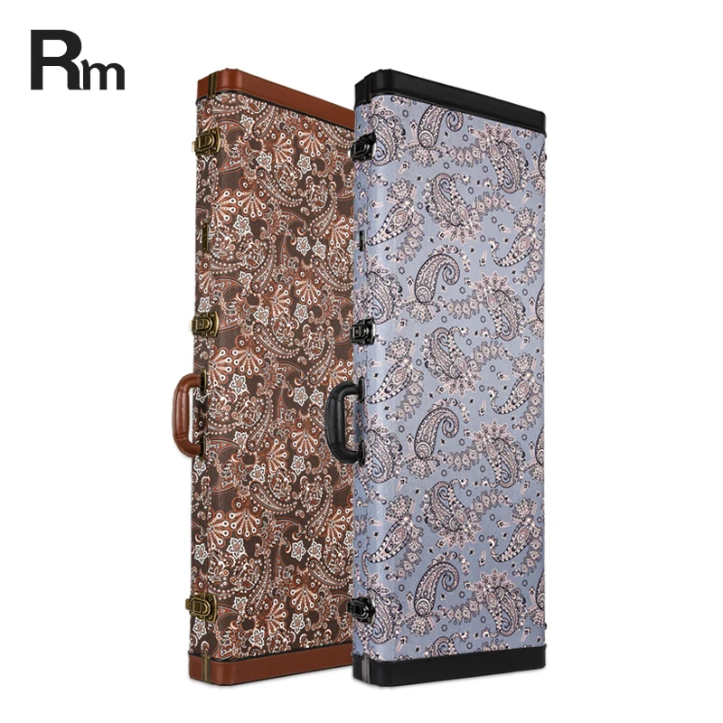 Waterproof vintage style Floral Wood Electric Guitar Case guitar case hard  acoustic guitar case soft