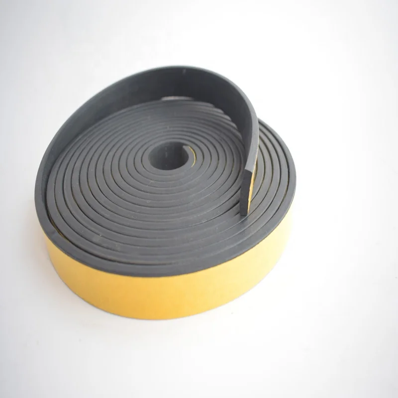 EPDM EPDM foam plate sealing strip vibration damping rubber strip direct sale 1 metre price machinery and equipment protection