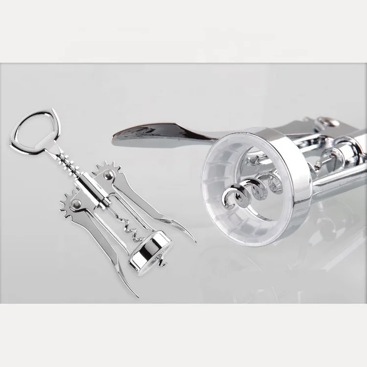 
New Design Multifunction Manual Metal Handle Red Wine Bottle Opener 
