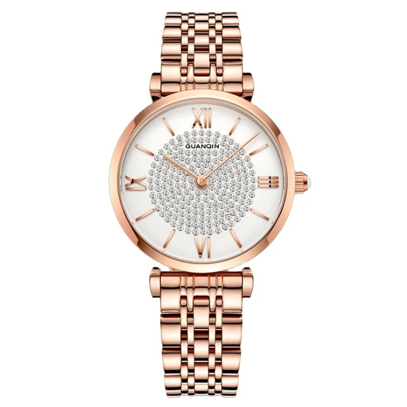 stainless steel LOW LOGO diamond sky star Women Charms waterproof watches quartz wrist watch ladies gift souvenir wristwatch