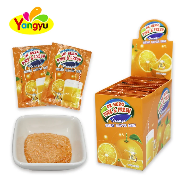 YangYu Orange Juice Powder Drink 9L Instant Flavor for Turkish Market