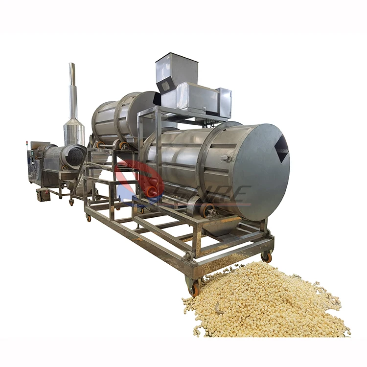 Big Capacity Commercial Gas Pop Corn Manufacturing Machines for Industry Popcorn Production Processing Machinery Line Supplier
