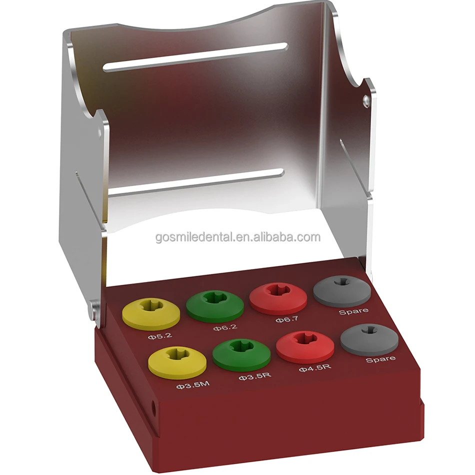 Премиум зубная костная дрель зубной имплантат набор для сбора костной ткани с 4 пробками