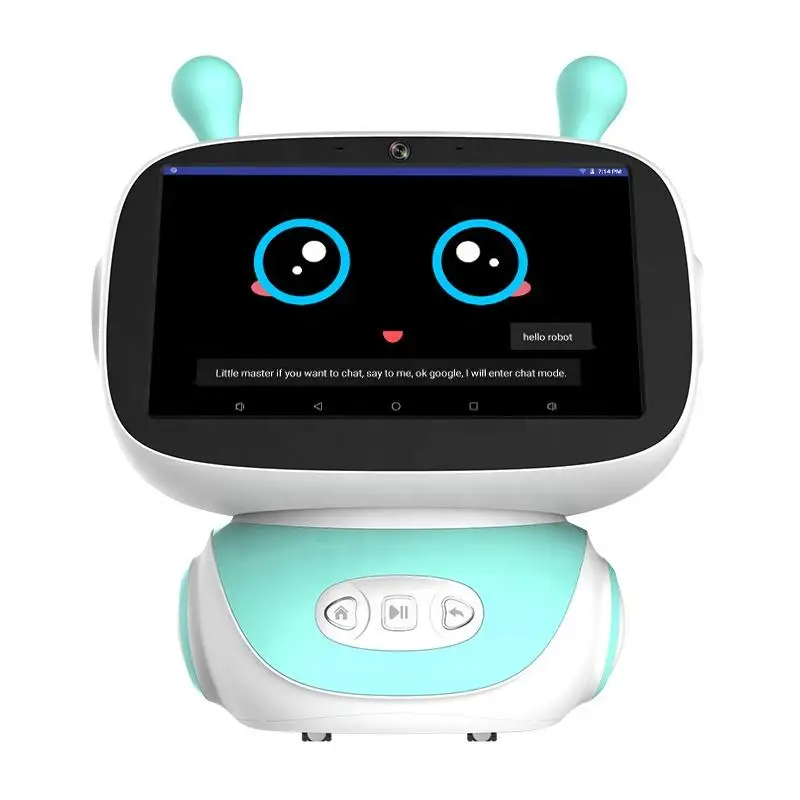 Amazon factory school learning cute 9 inch chat with GPT chat with all AI source for kids educational toy robot