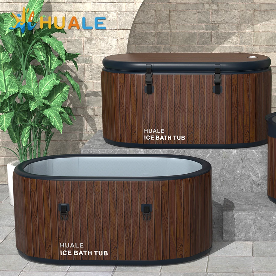 Factory Wholesale Oem Recovery Inflatable Portable Cold Insulated Hot Plunge Bath Icetub Pot Tub Ice Bath With Cooling System