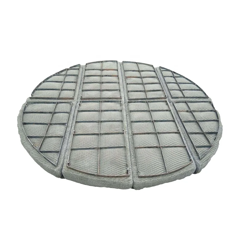Factory Drawer and wave type demister gas-liquid filter demister pad in boiler steam drum for Gas Scrubber Chemical Internals