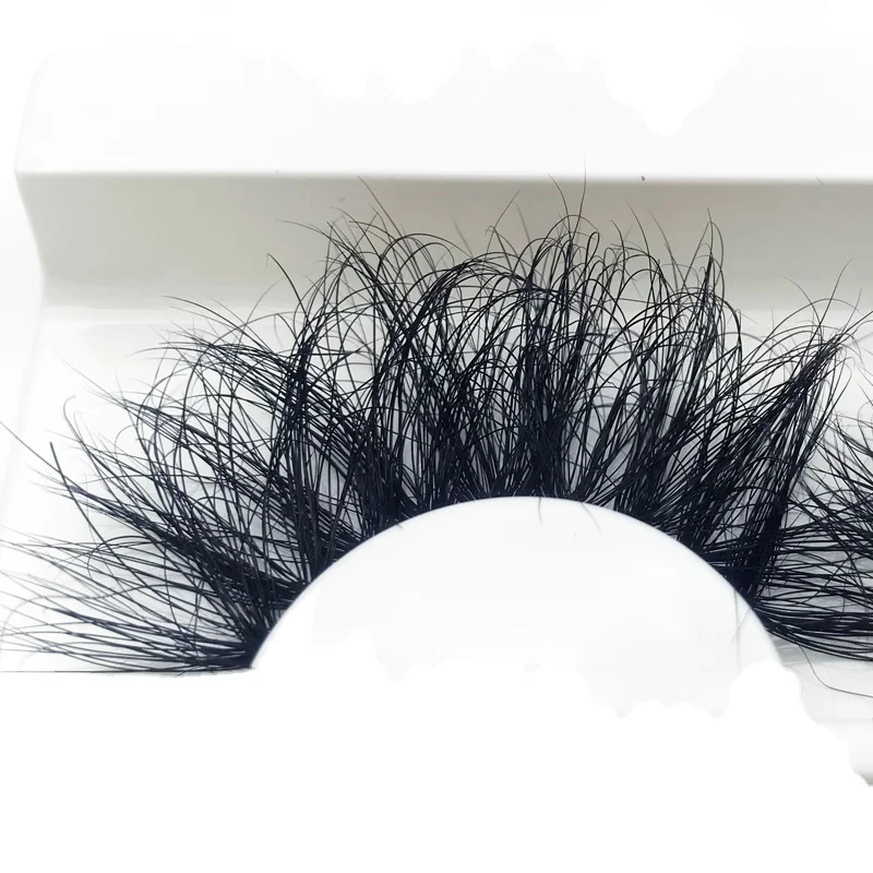 Own Brand Wholesale Siberian Mink Lashes 3D Mink Lashes Real Mink Eyelashes DHL Black Western Cotton FEDEX OEM Customized Fur