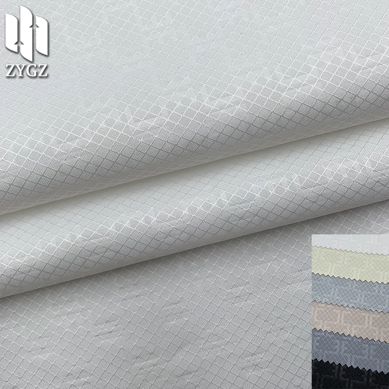 Imitation leather pleating process: 100% polyester laminated fabric, luggage and shoe material