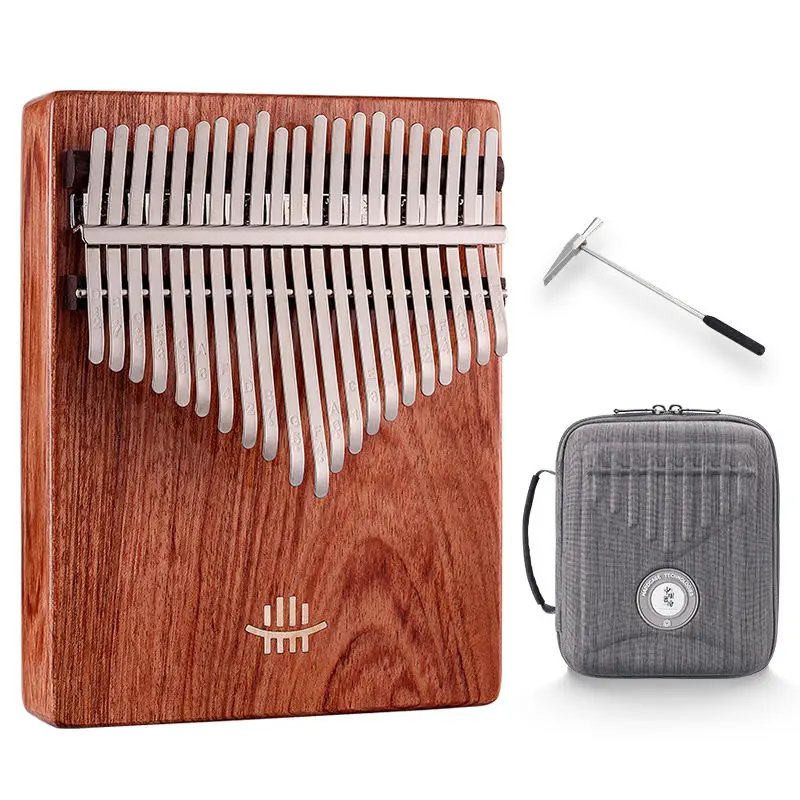 Hluru Wholesale Kalimba Buy Professional 21 Keys Thumb Piano Musical Instruments Sales For Solid Wood KC21-ZambianPadauk