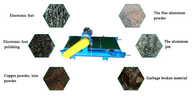 hot sale Hanging iron magnet separator Suspended iron separator direct deal