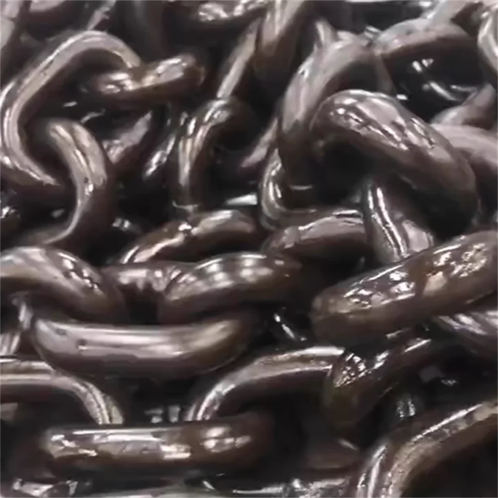 Heavy Duty Industrial Grade 80 Flashing Straight Welded Ship Barge Chain