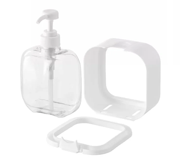 Large Capacity Plastic Hand Sanitizer Bottle with Pump Sprayer Empty Shower Gel Detergent Shampoo Foaming Foam Bottle