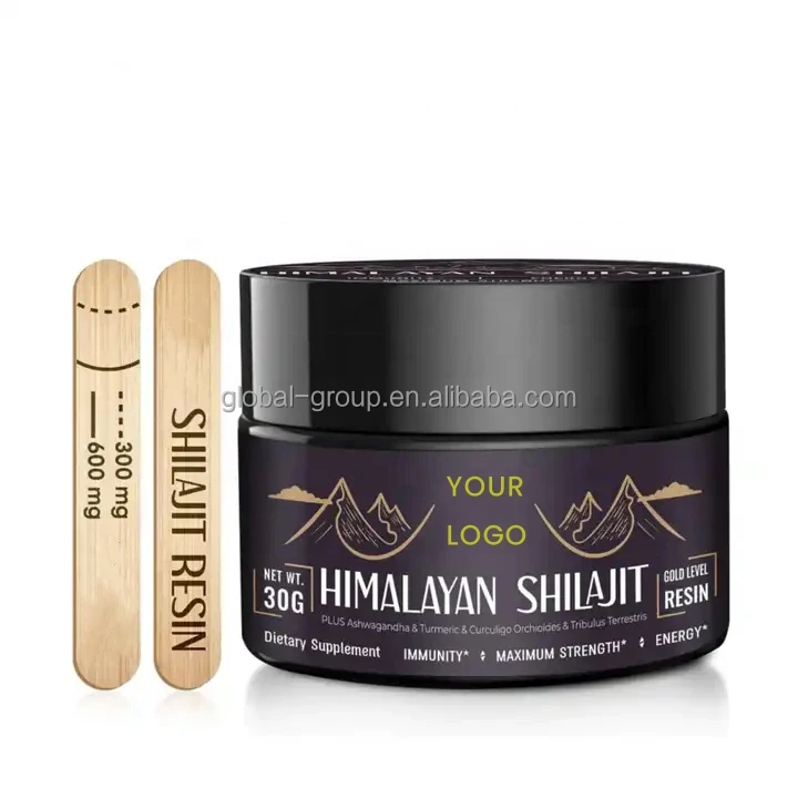 OEM Private Label Shilajit Resin Fulvic Acid Wholesale Bulk 100% Pure Natural Shilajit Extract Liquid Himalayan Shilajit Resin