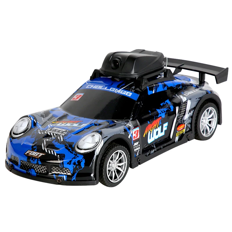 Bemay Toy 2.4GHz Camera Remote Control Car, High Toughness And Drop Resistance  Racing Car, Graffiti PVC LED Lighting Car Shell
