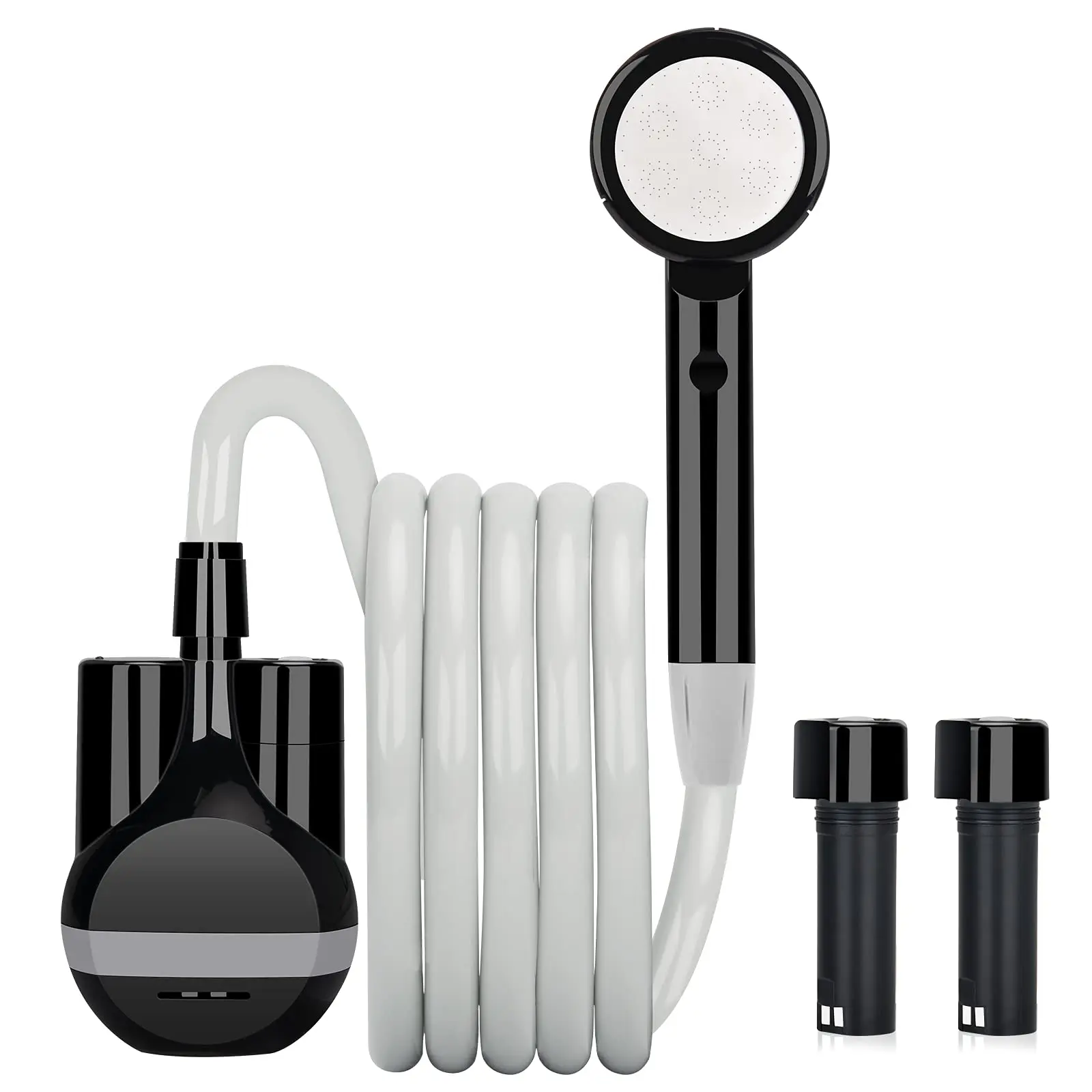 Portable Electric Rechargeable Outdoor Showerhead Camp Shower Pump Convenient Design Hiking Beach Pet Cleaning-Traveling