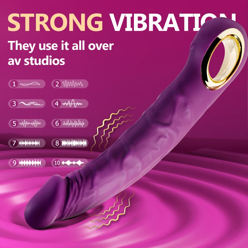 2024 G Spot Vibrator Safety Silicone Simulation Device Rotating Dildo Vibrator For Female Masturbation And Couples Sex